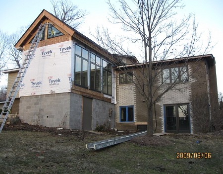 Photo of a home addition